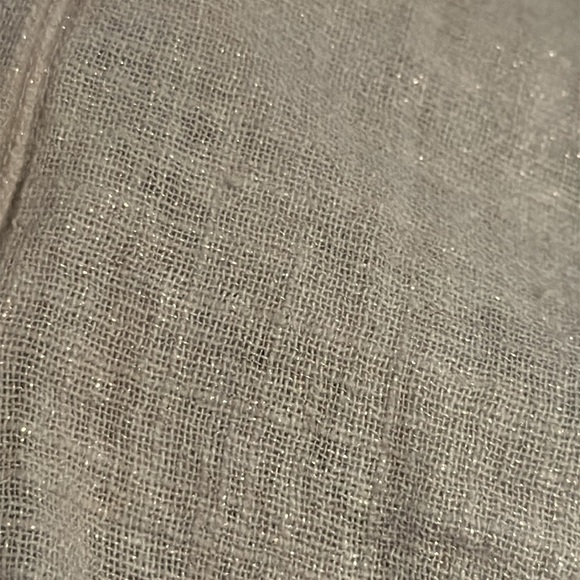 Veux Etre cotton gauze blend natural buttoned down shirt dress Sz S - Picture 9 of 9